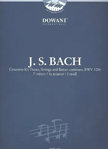 Cover: 9783905476996 | Concerto for Piano, Strings, Basso Cont. BWV 1056 | F Minor | Bach