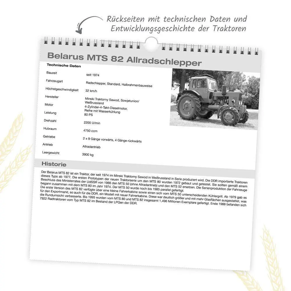 Bild: 9783988026996 | TRÖTSCH - Technikkalender DDR-Traktoren 2027 | KG | Kalender | 24 S.