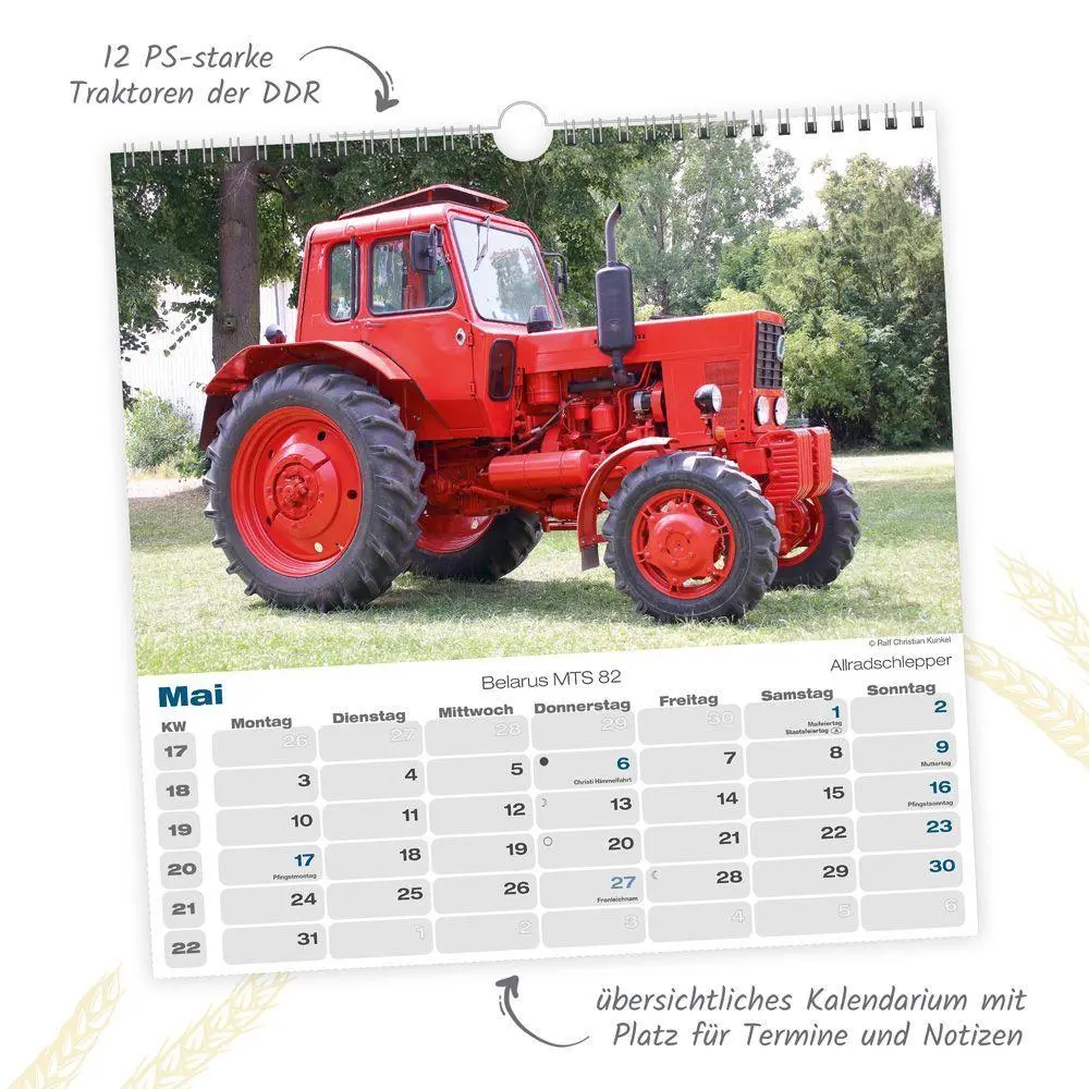 Bild: 9783988026996 | TRÖTSCH - Technikkalender DDR-Traktoren 2027 | KG | Kalender | 24 S.
