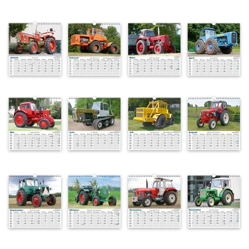 Bild: 9783988026996 | TRÖTSCH - Technikkalender DDR-Traktoren 2027 | KG | Kalender | 24 S.