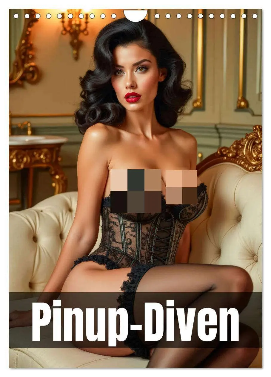 Cover: 9783457277096 | Pinup-Diven (Wandkalender 2026 DIN A4 hoch), CALVENDO Monatskalender