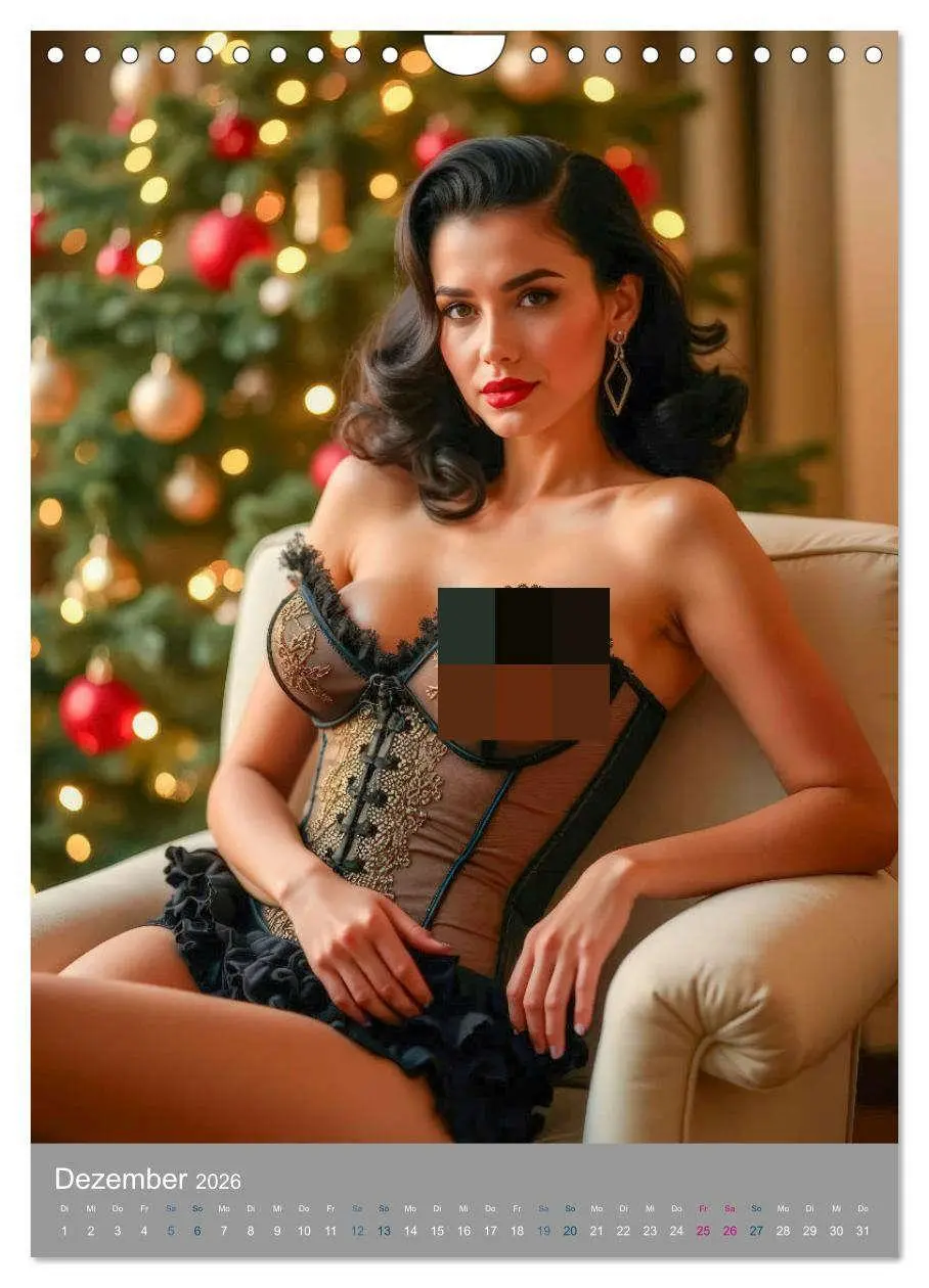 Bild: 9783457277096 | Pinup-Diven (Wandkalender 2026 DIN A4 hoch), CALVENDO Monatskalender