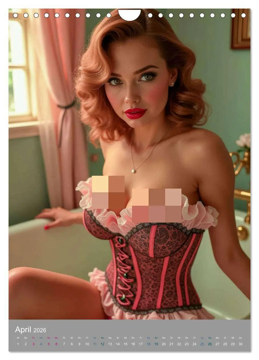 Bild: 9783457277096 | Pinup-Diven (Wandkalender 2026 DIN A4 hoch), CALVENDO Monatskalender
