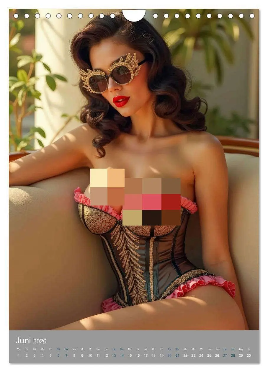 Bild: 9783457277096 | Pinup-Diven (Wandkalender 2026 DIN A4 hoch), CALVENDO Monatskalender