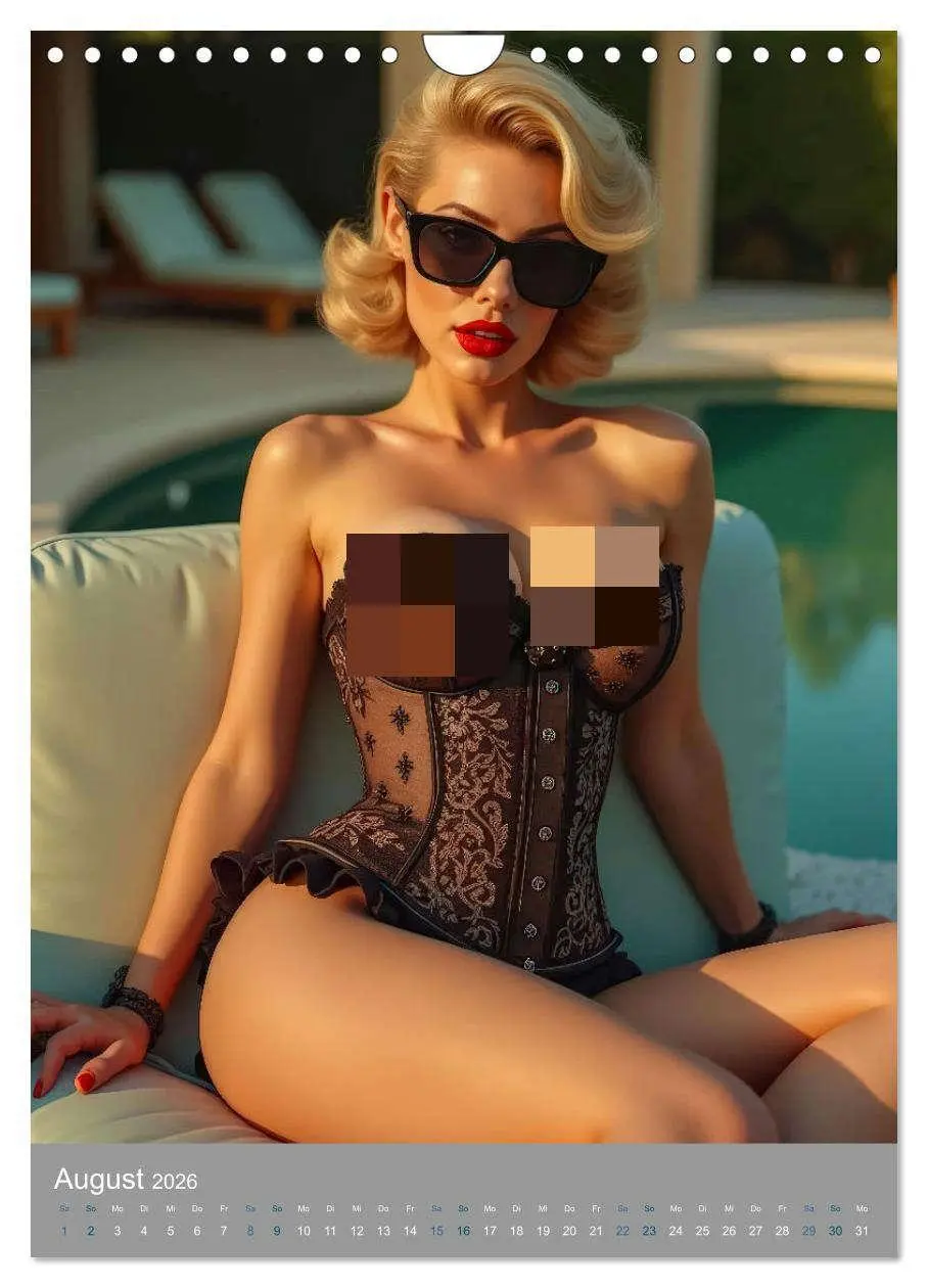 Bild: 9783457277096 | Pinup-Diven (Wandkalender 2026 DIN A4 hoch), CALVENDO Monatskalender