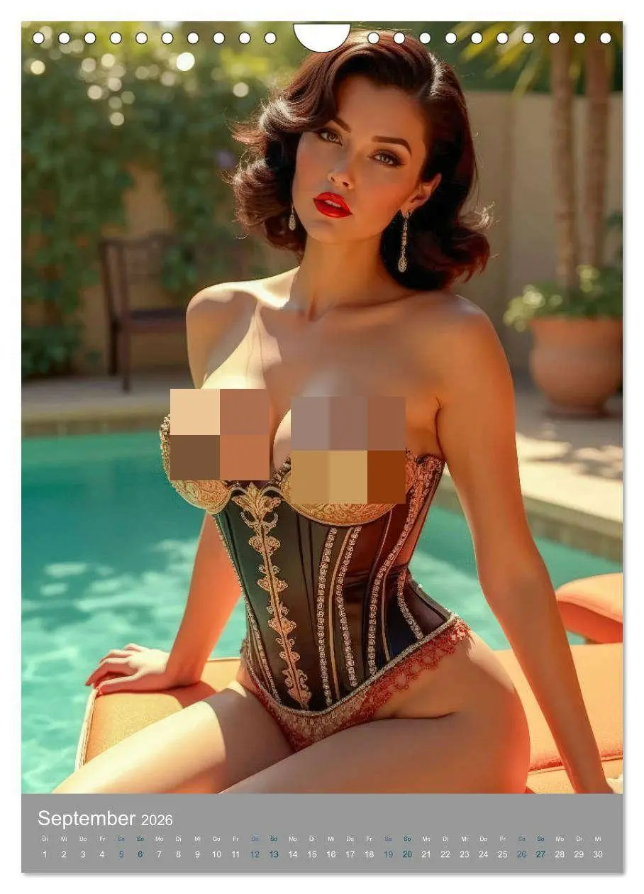 Bild: 9783457277096 | Pinup-Diven (Wandkalender 2026 DIN A4 hoch), CALVENDO Monatskalender