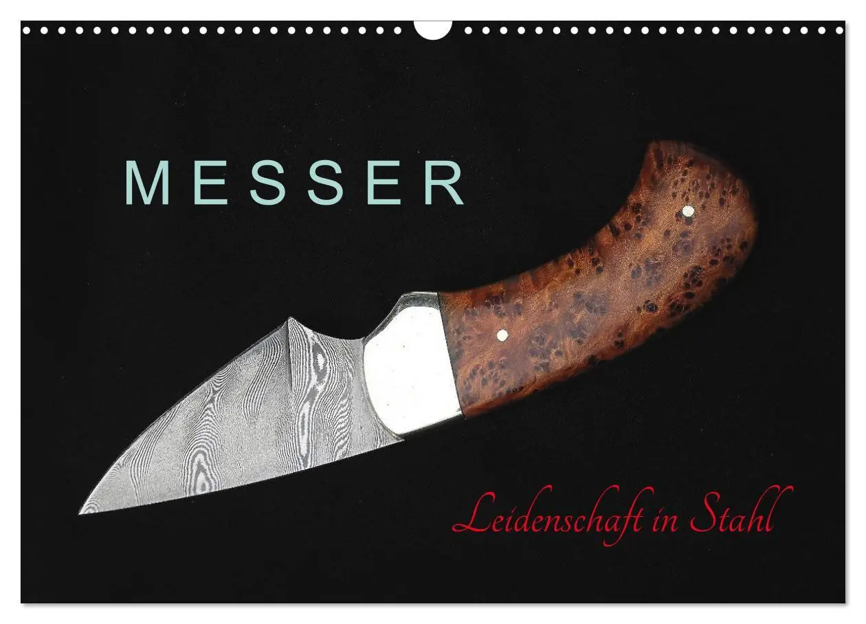 Cover: 9783457727096 | Messer - Leidenschaft in Stahl (Wandkalender 2026 DIN A3 quer),...