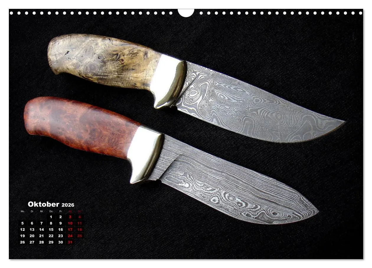 Bild: 9783457727096 | Messer - Leidenschaft in Stahl (Wandkalender 2026 DIN A3 quer),...
