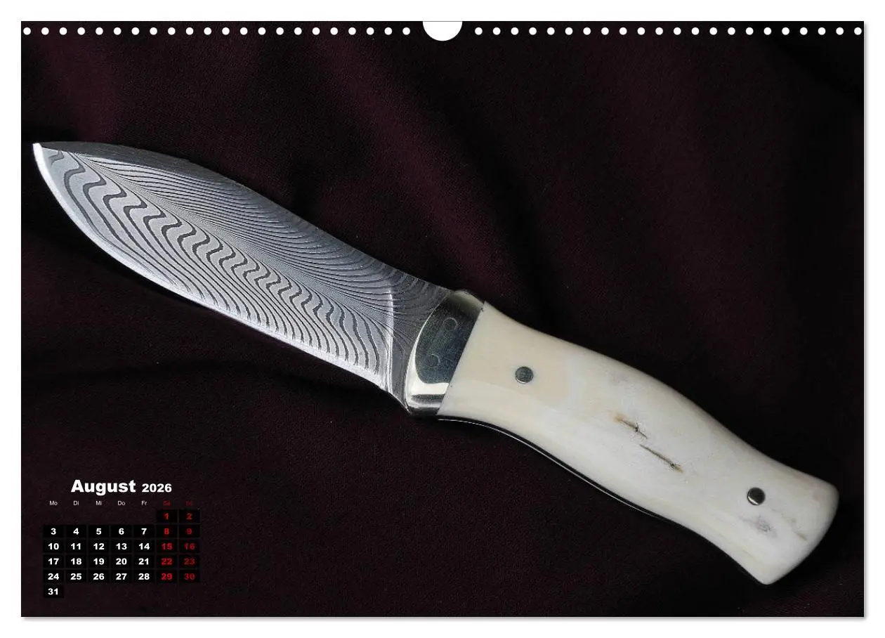 Bild: 9783457727096 | Messer - Leidenschaft in Stahl (Wandkalender 2026 DIN A3 quer),...