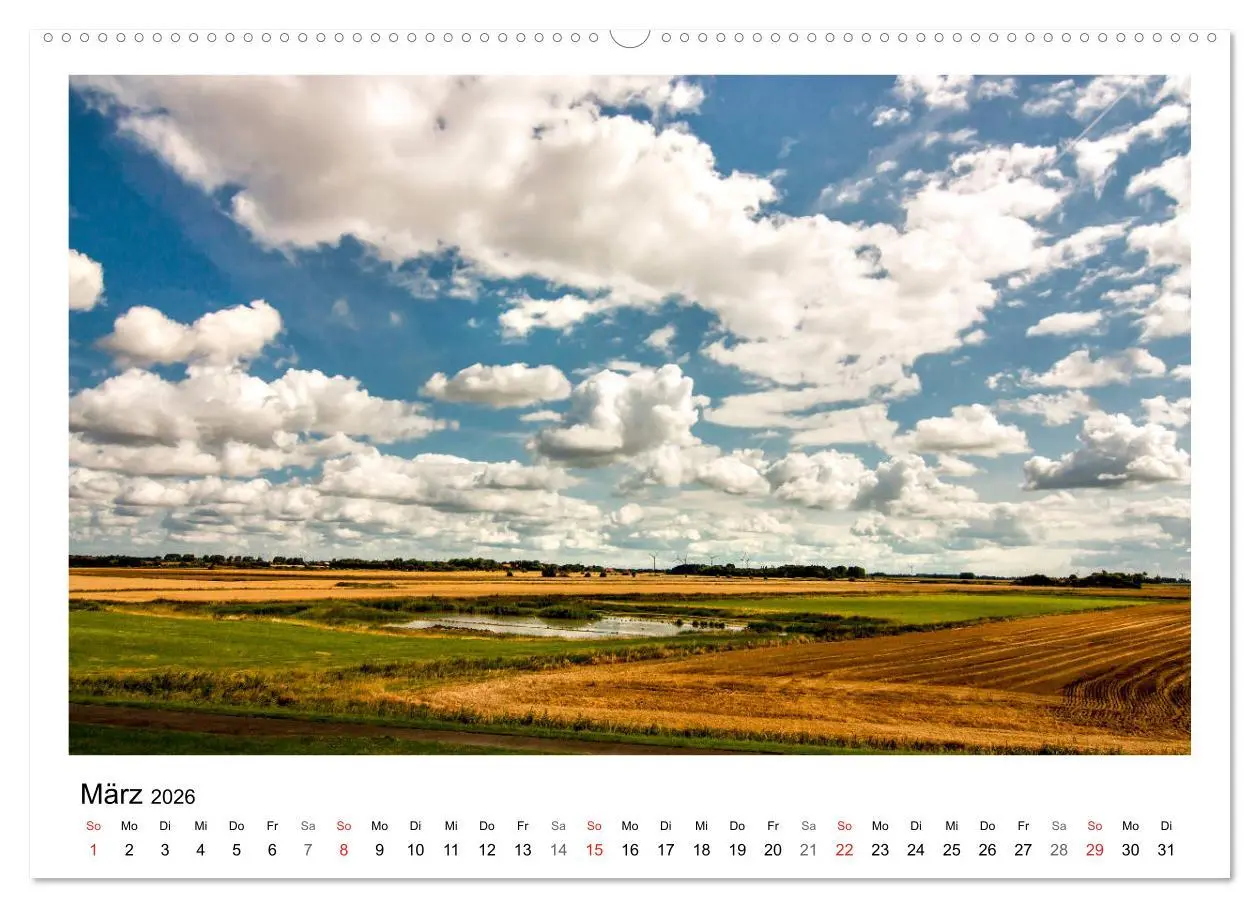 Bild: 9783457967096 | Ostfriesland - Tour (Wandkalender 2026 DIN A2 quer), CALVENDO...