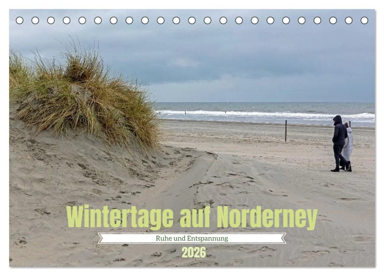 Cover: 9783516747096 | Wintertage auf Norderney (Tischkalender 2026 DIN A5 quer), CALVENDO...