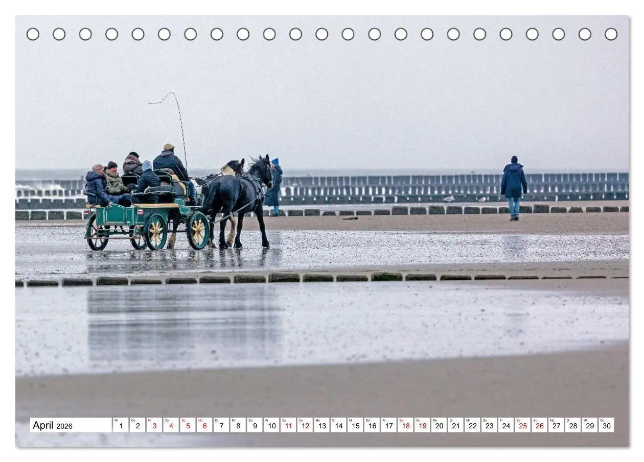 Bild: 9783516747096 | Wintertage auf Norderney (Tischkalender 2026 DIN A5 quer), CALVENDO...