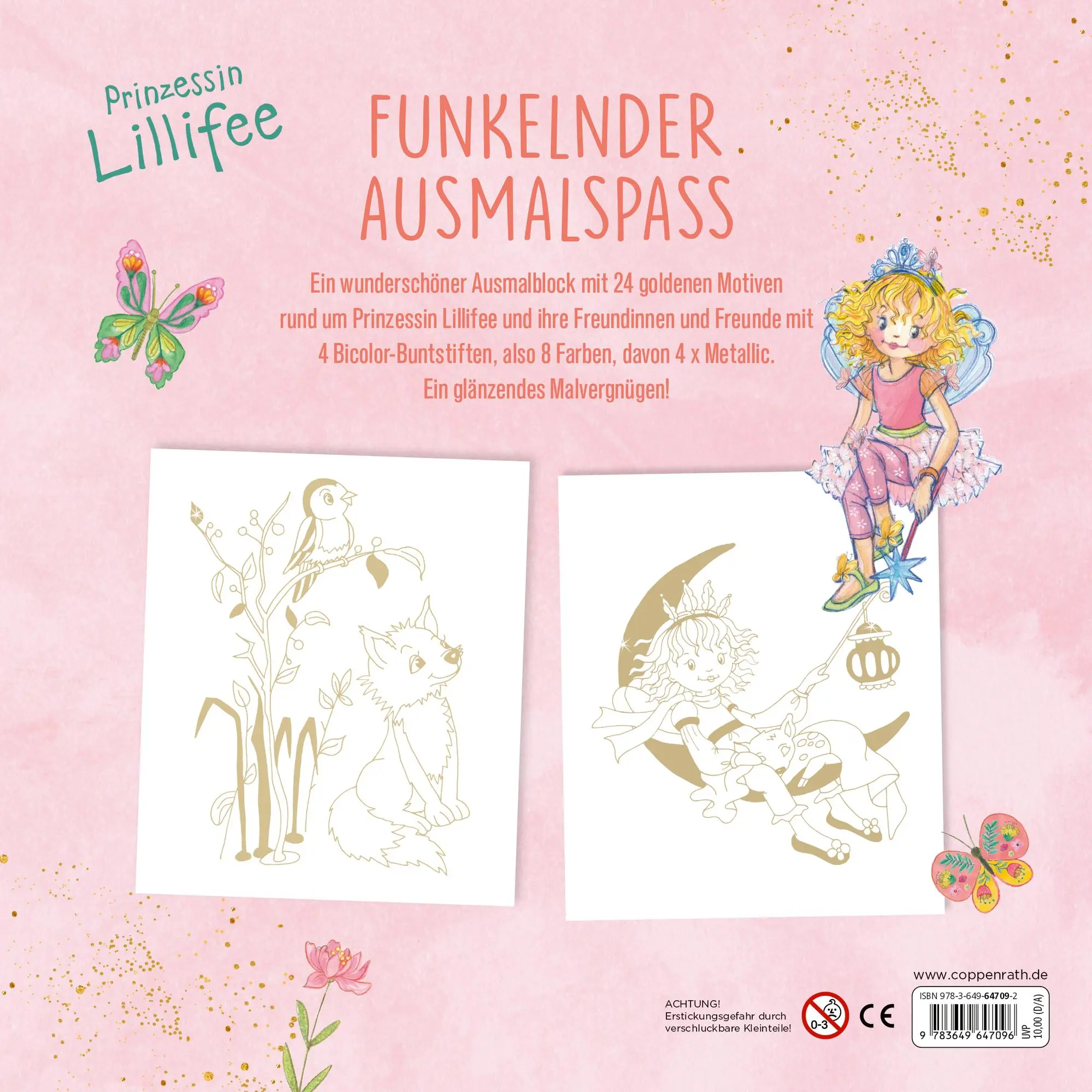 Rückseite: 9783649647096 | Metallic-Malen | Monika Finsterbusch | Taschenbuch | 48 S. | Deutsch