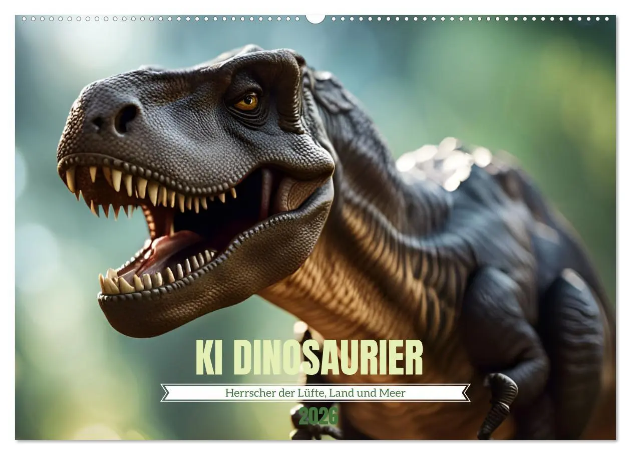 Cover: 9783457267196 | KI Dinosaurier - Herrscher der Lüfte, Land und Meer (Wandkalender...