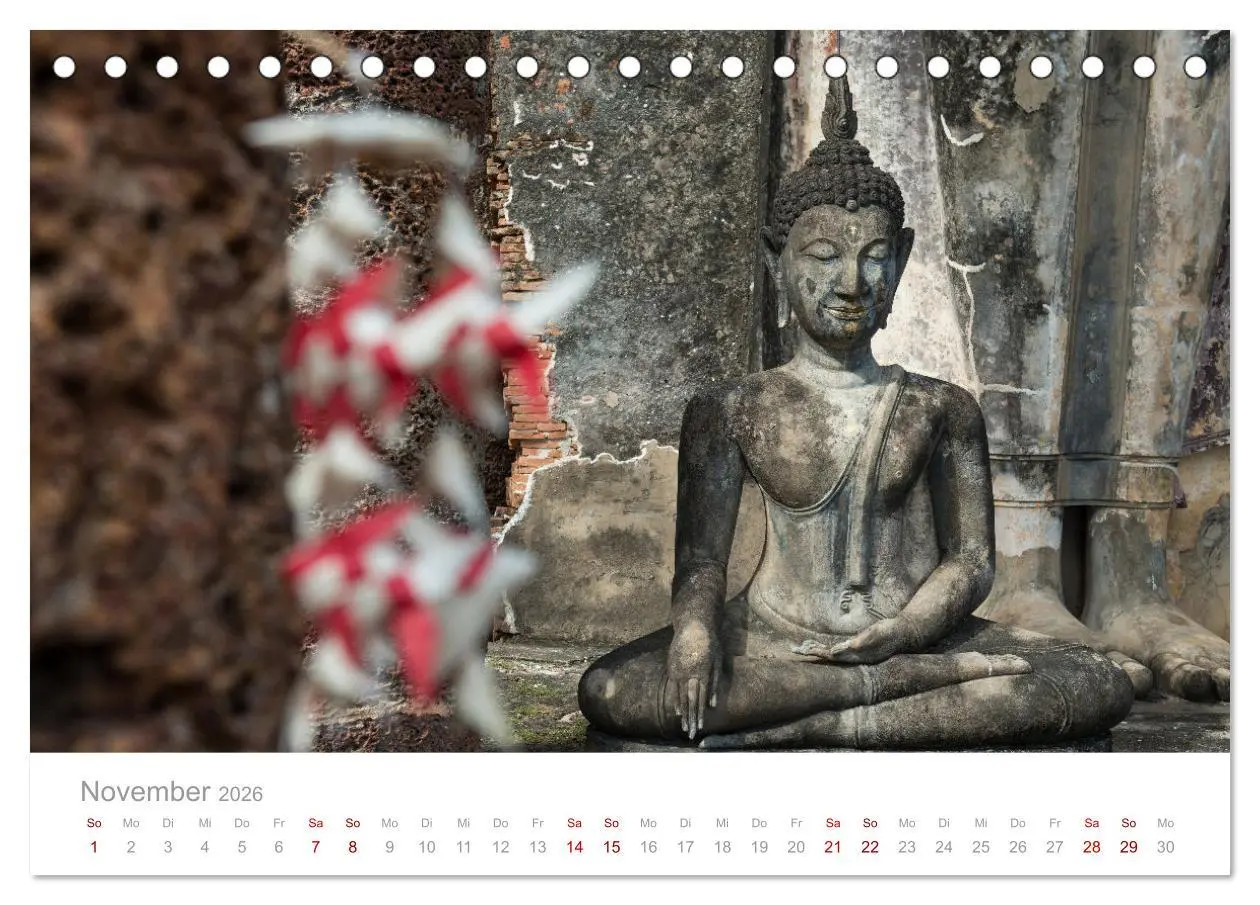 Bild: 9783457577196 | BUDDHA - Im Reich der Achtsamkeit (Tischkalender 2026 DIN A5 quer),...