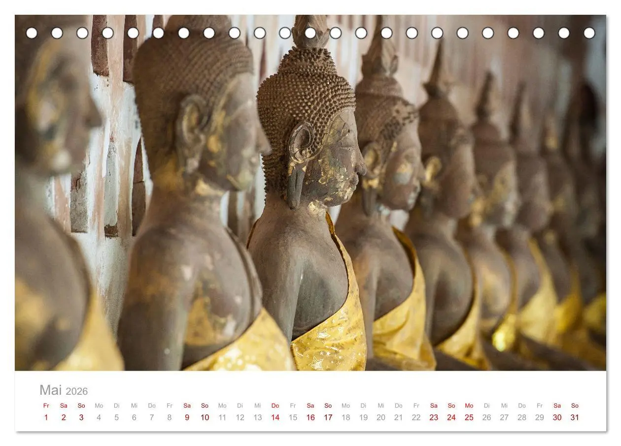Bild: 9783457577196 | BUDDHA - Im Reich der Achtsamkeit (Tischkalender 2026 DIN A5 quer),...