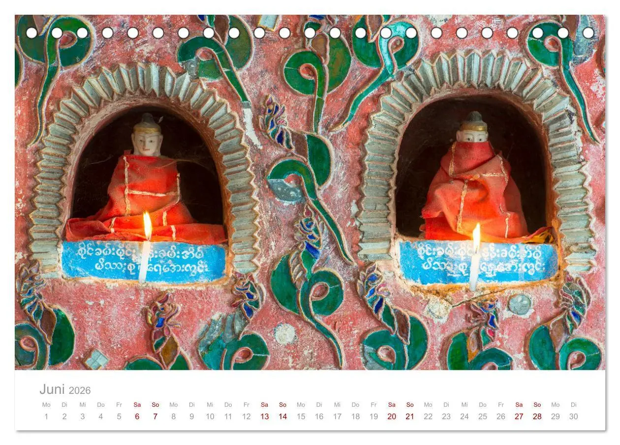 Bild: 9783457577196 | BUDDHA - Im Reich der Achtsamkeit (Tischkalender 2026 DIN A5 quer),...