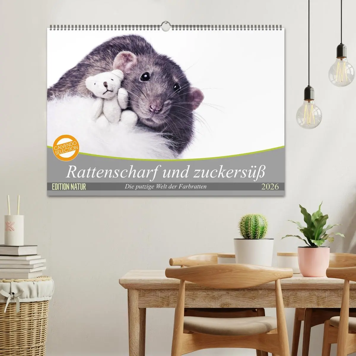 Bild: 9783457887196 | Rattenscharf und zuckersüß (Wandkalender 2026 DIN A2 quer),...