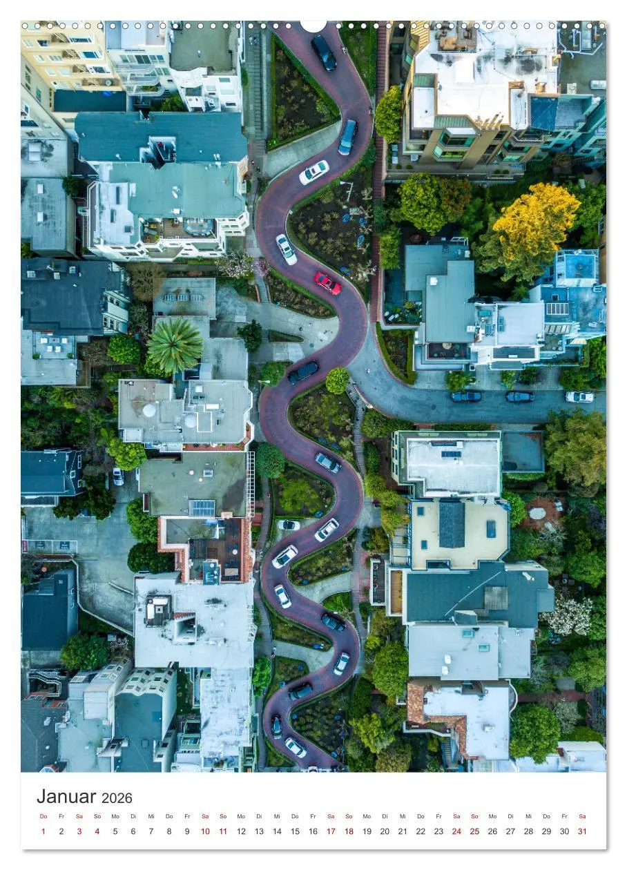 Bild: 9783516357196 | San Francisco - Cable Cars, Golden Gate Bridge und Lombard Street...