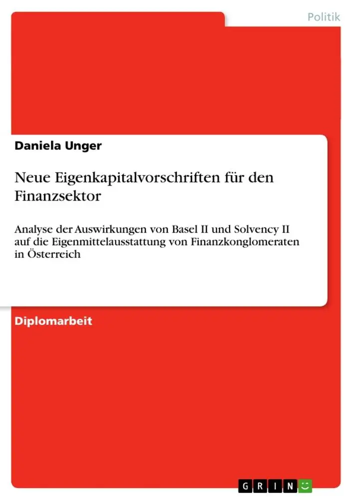 Cover: 9783656017196 | Neue Eigenkapitalvorschriften für den Finanzsektor | Daniela Unger