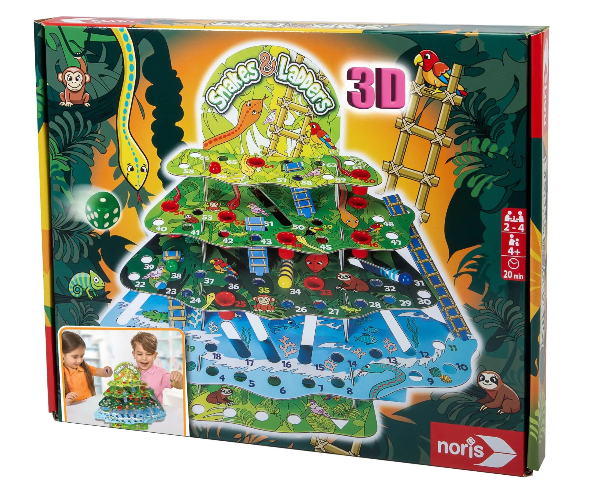 Bild: 4000826007296 | Snakes &amp; Ladders Dschungel | Spiel | 606064764 | Deutsch | 2026