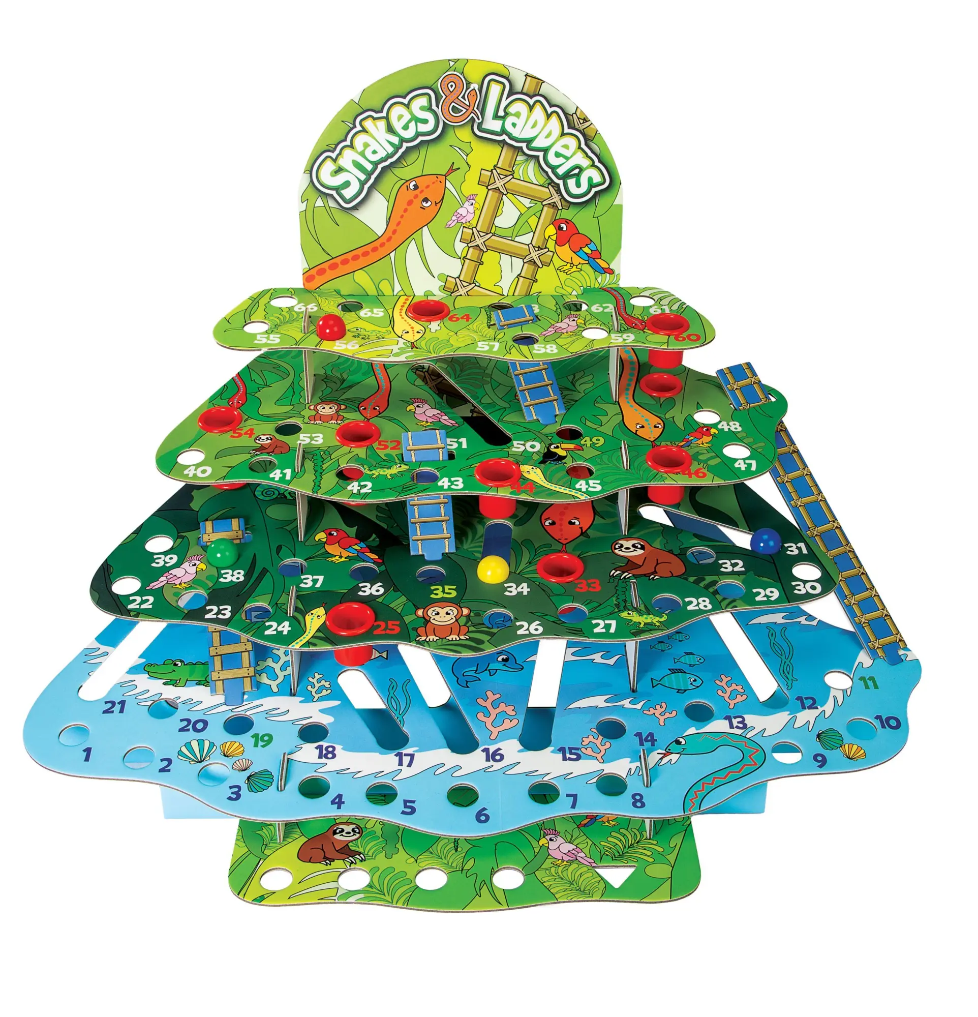 Bild: 4000826007296 | Snakes &amp; Ladders Dschungel | Spiel | 606064764 | Deutsch | 2026