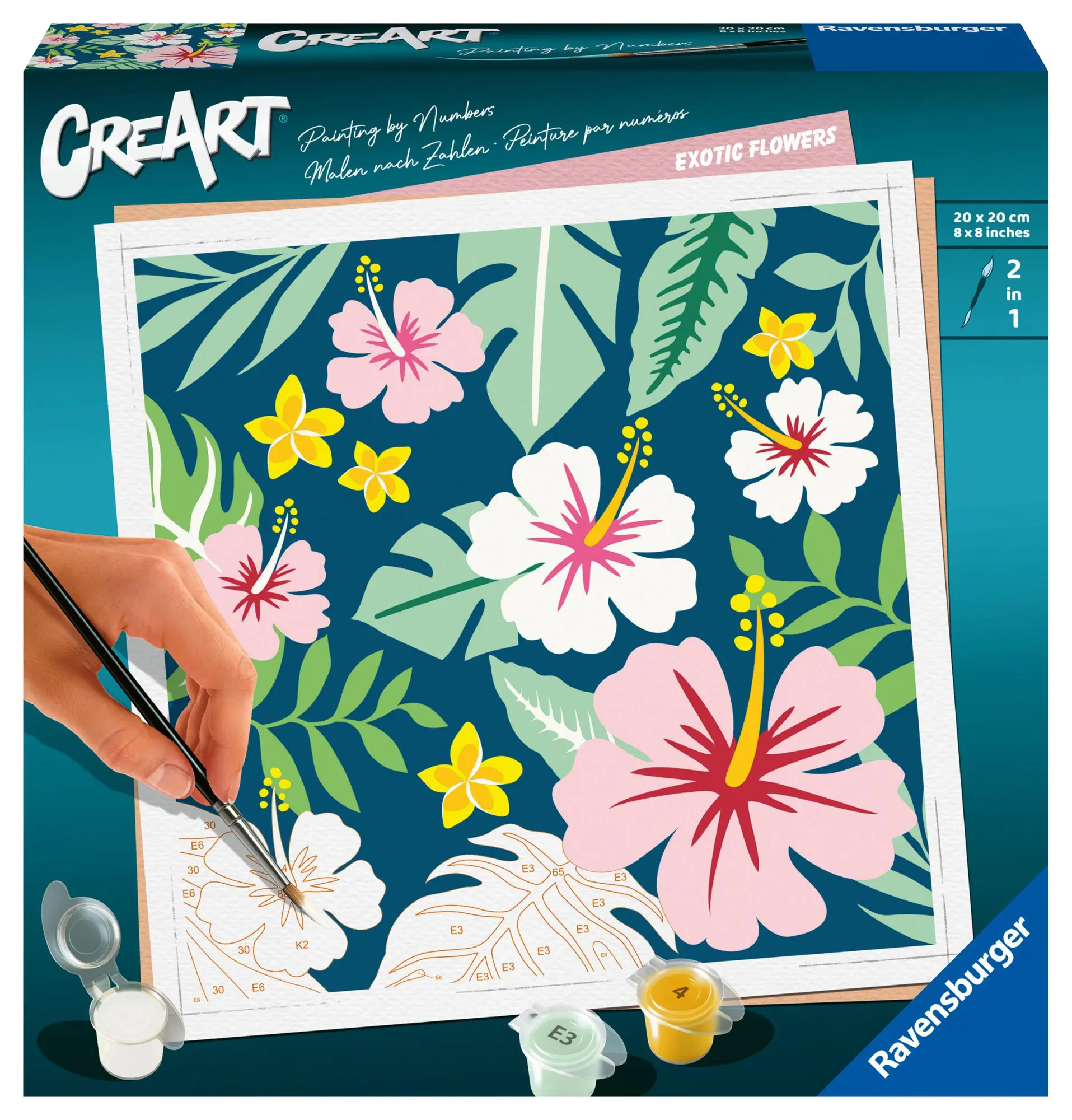 Cover: 4005556237296 | CreArt Adults Trend - Exotische Blumen | Spiel | 23729 | Deutsch