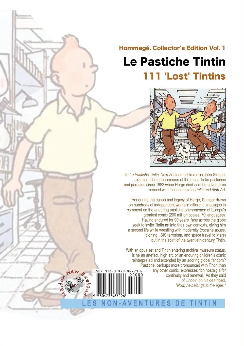 Rückseite: 9780473467296 | Le Pastiche Tintin, 111 'Lost' Tintins, Vol. 1 | John Charles Stringer
