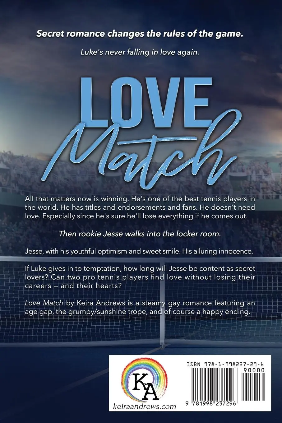 Rückseite: 9781998237296 | Love Match | Keira Andrews | Taschenbuch | Englisch | 2024 | KA Books