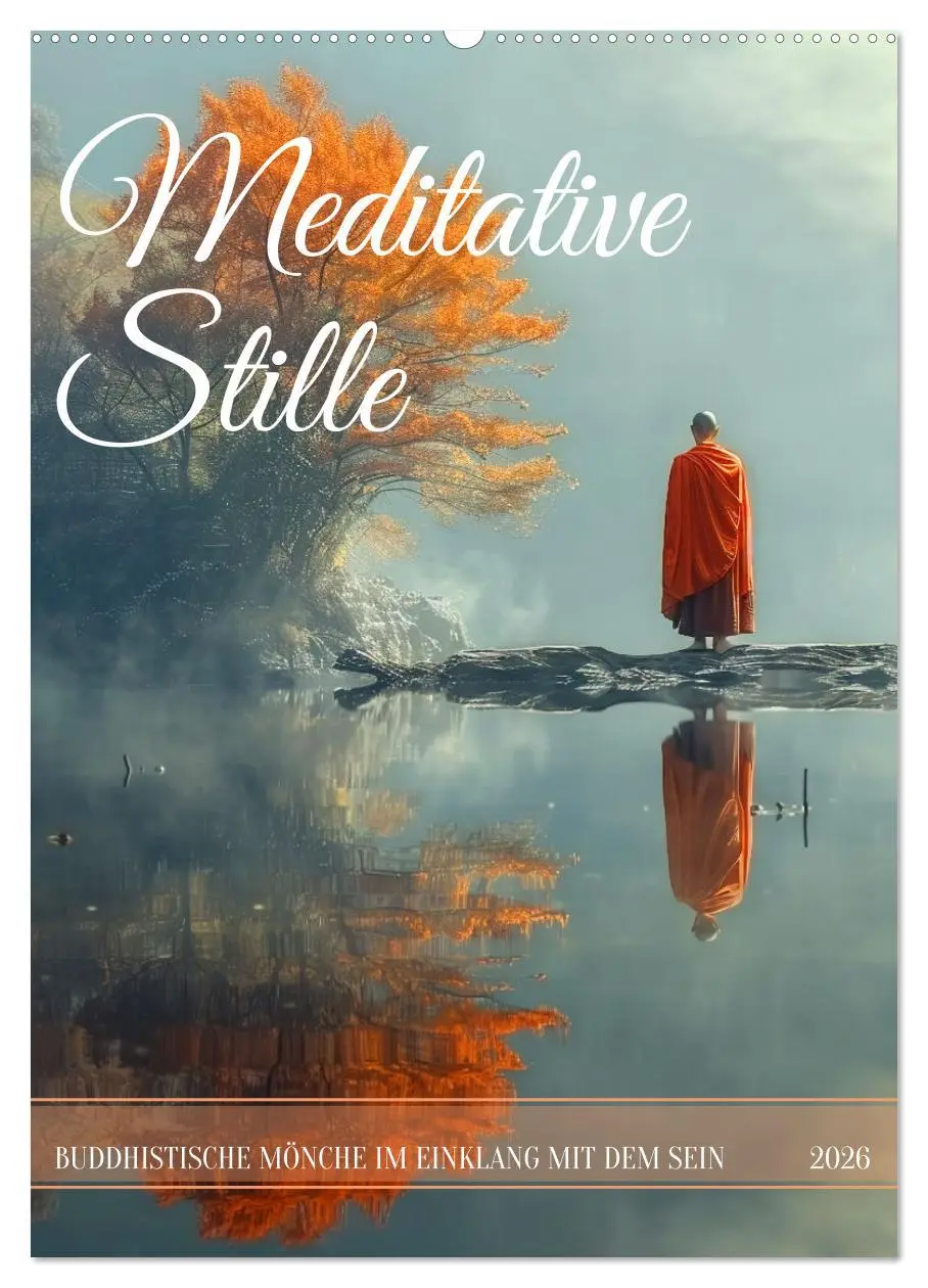 Cover: 9783516277296 | Meditative Stille (Wandkalender 2026 DIN A2 hoch), CALVENDO...