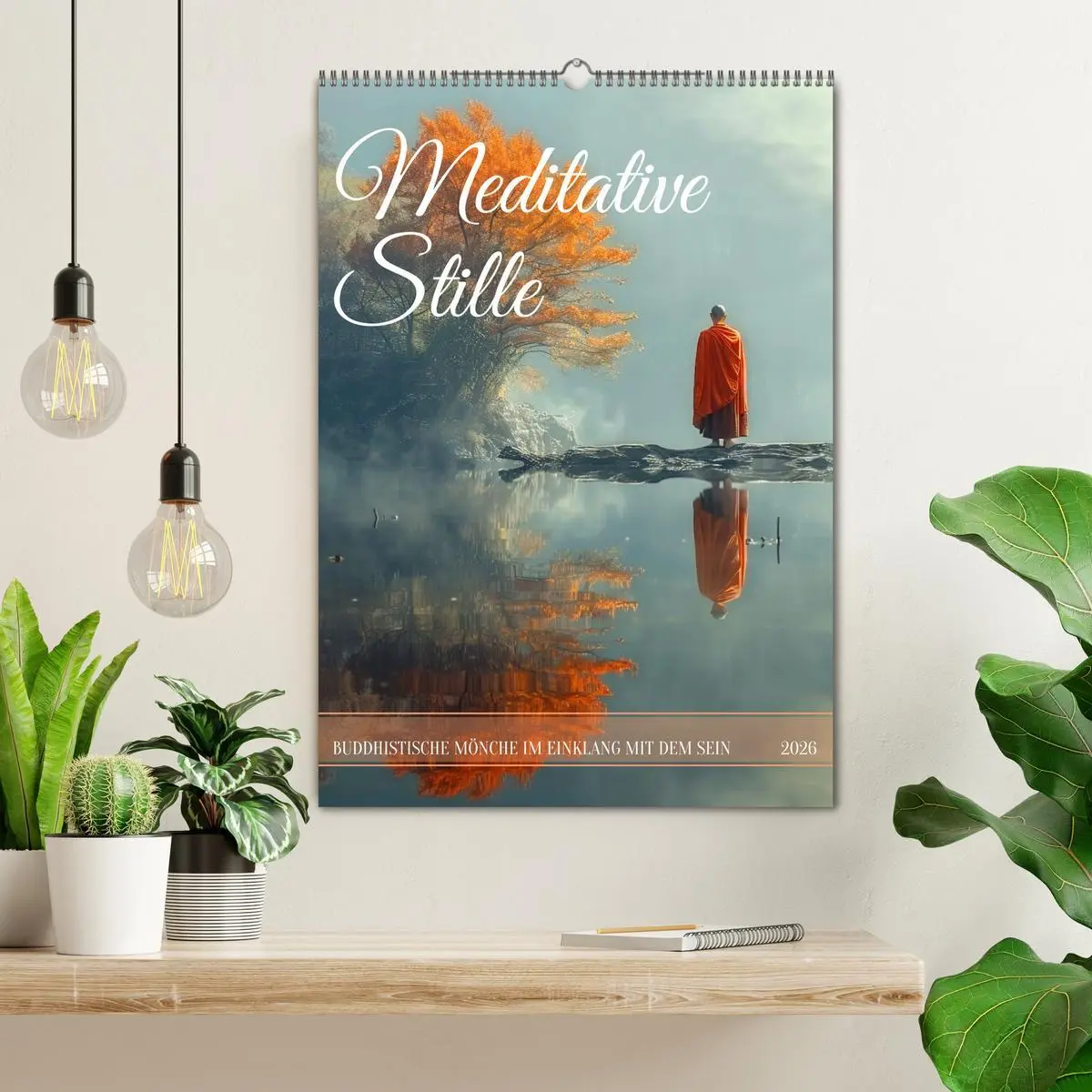Bild: 9783516277296 | Meditative Stille (Wandkalender 2026 DIN A2 hoch), CALVENDO...