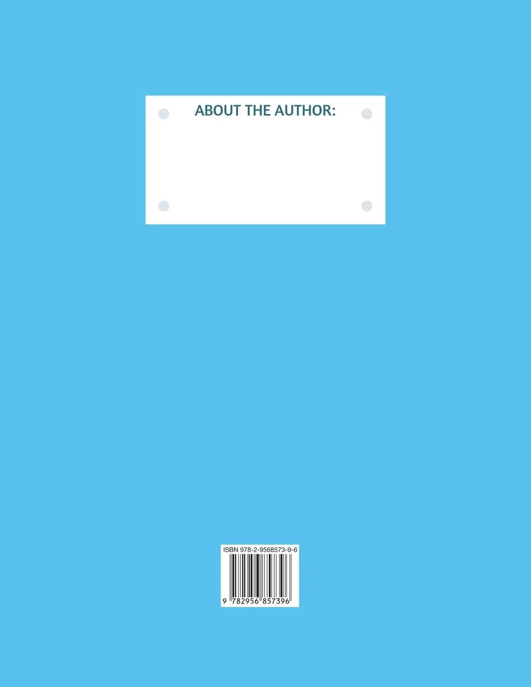 Rückseite: 9782956857396 | My Awesome Comic Book | Write and Illustrate Your Own Comic Book