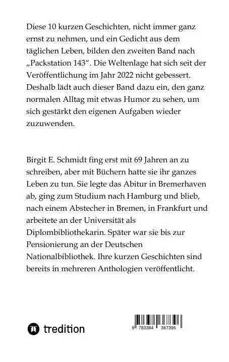 Rückseite: 9783384367396 | Frösche | 10 Geschichten und 1 Gedicht | Birgit E. Schmidt | Buch