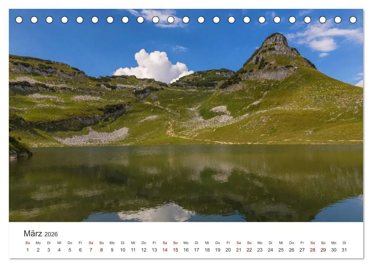 Bild: 9783457247396 | Bezaubernde Bergseen (Tischkalender 2026 DIN A5 quer), CALVENDO...