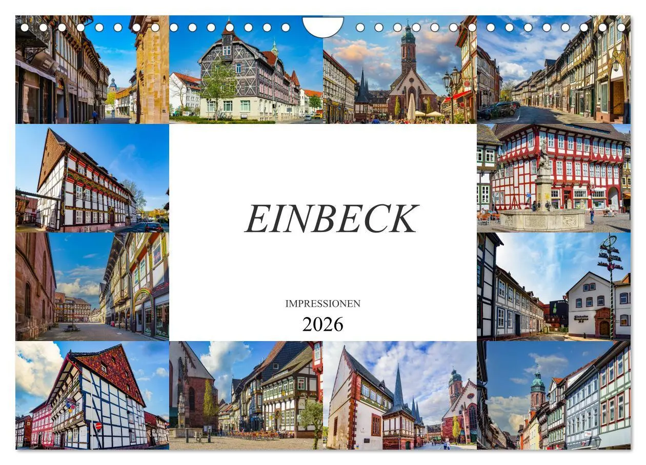 Cover: 9783457797396 | Einbeck Impressionen (Wandkalender 2026 DIN A4 quer), CALVENDO...