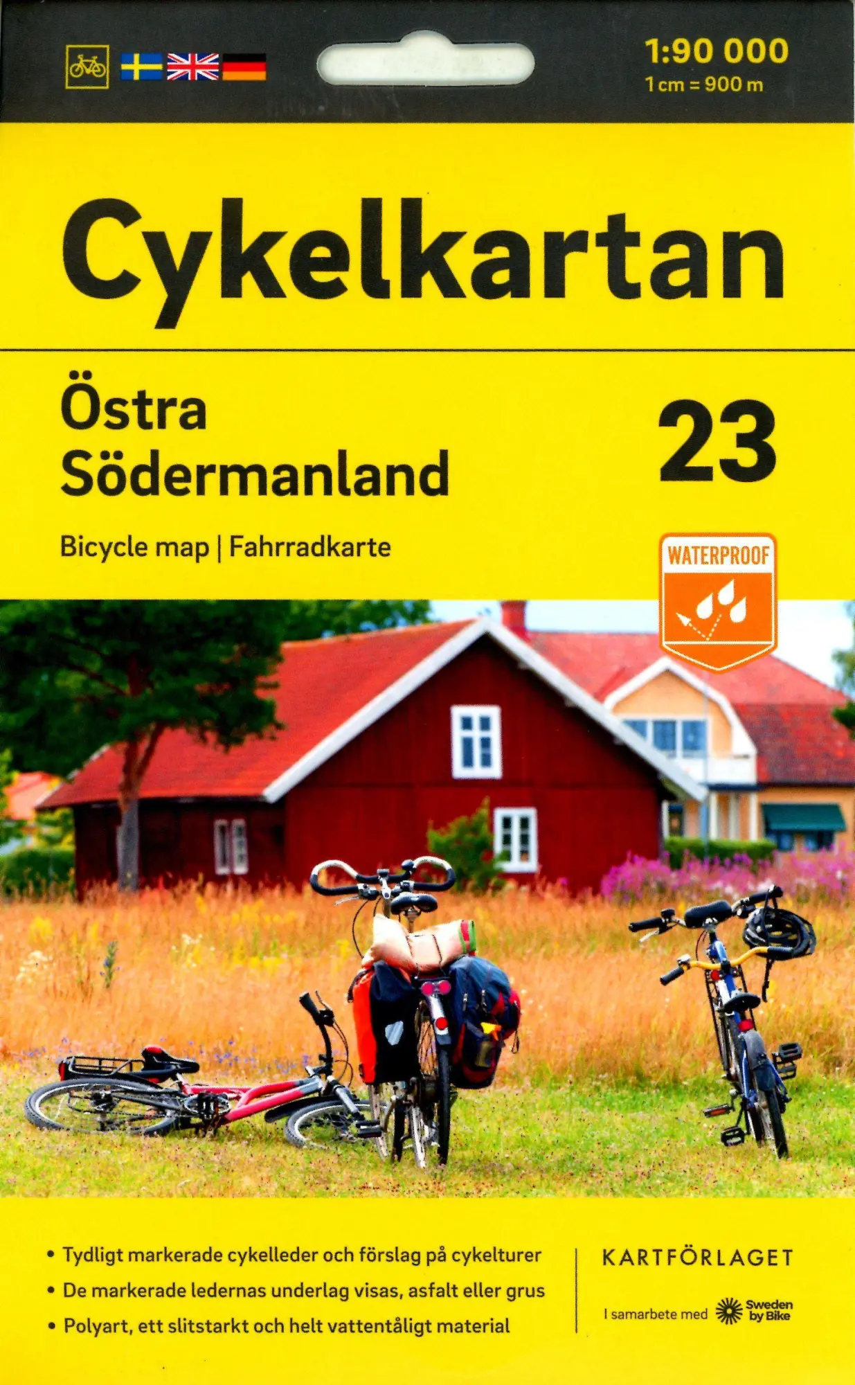 Cover: 9789189427396 | Cykelkartan Blad 23 Östra Södermanland 1:90000 | (Land-)Karte | 2023