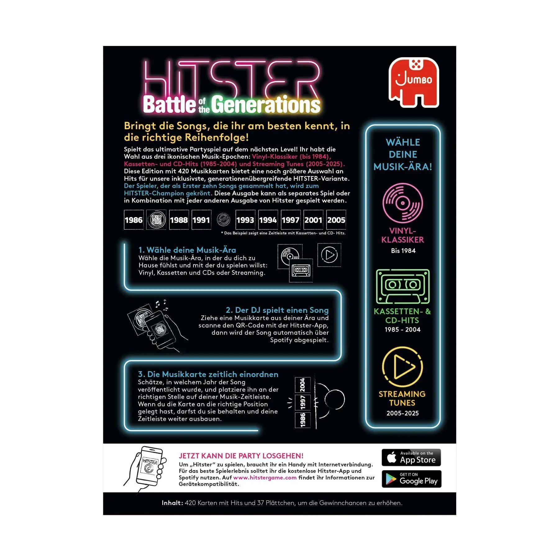 Bild: 8721017607496 | Hitster - Battle of the Generations | Spiel | Deutsch | 2026