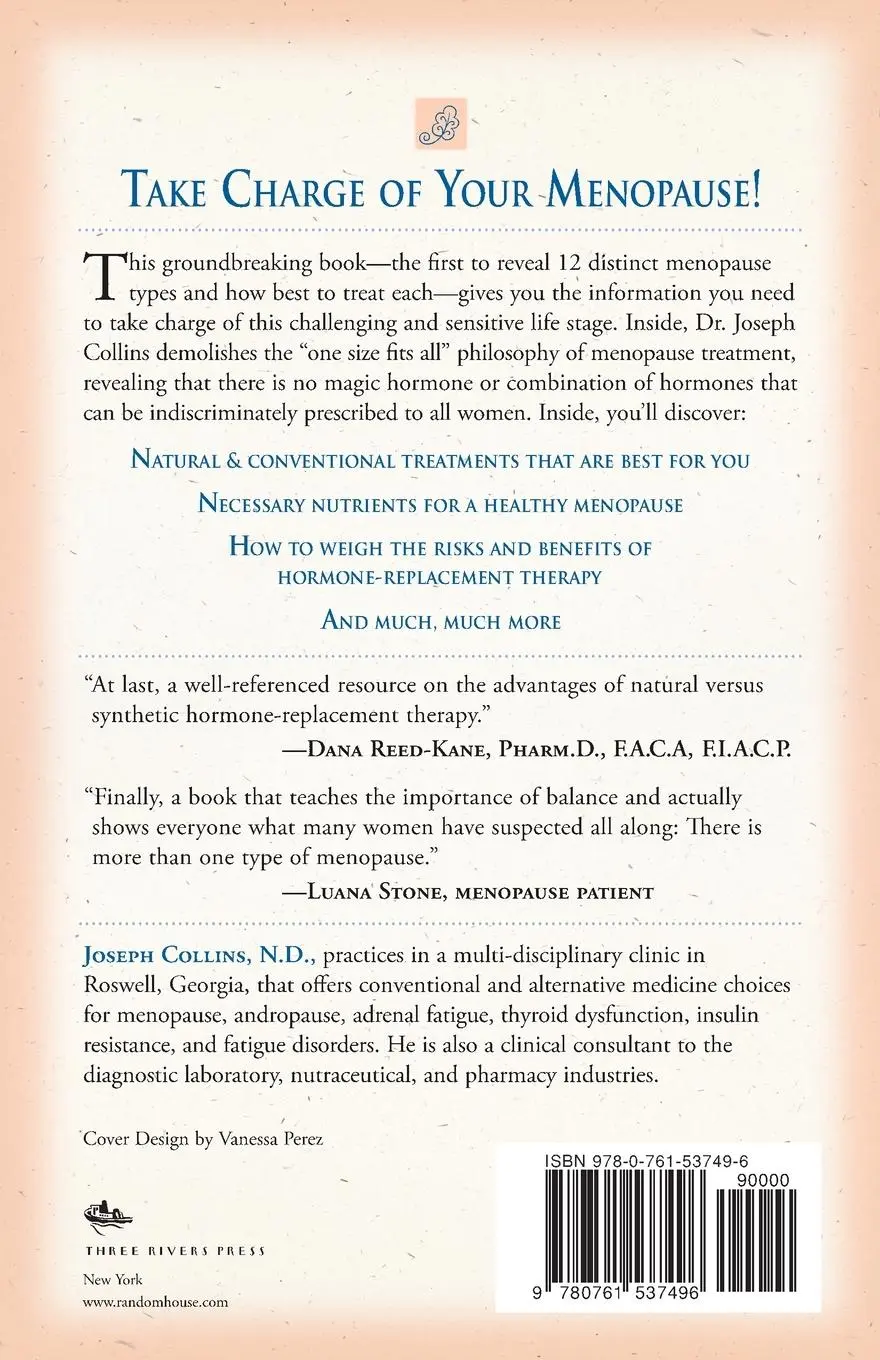 Rückseite: 9780761537496 | Discover Your Menopause Type | Joseph Collins | Taschenbuch | Englisch