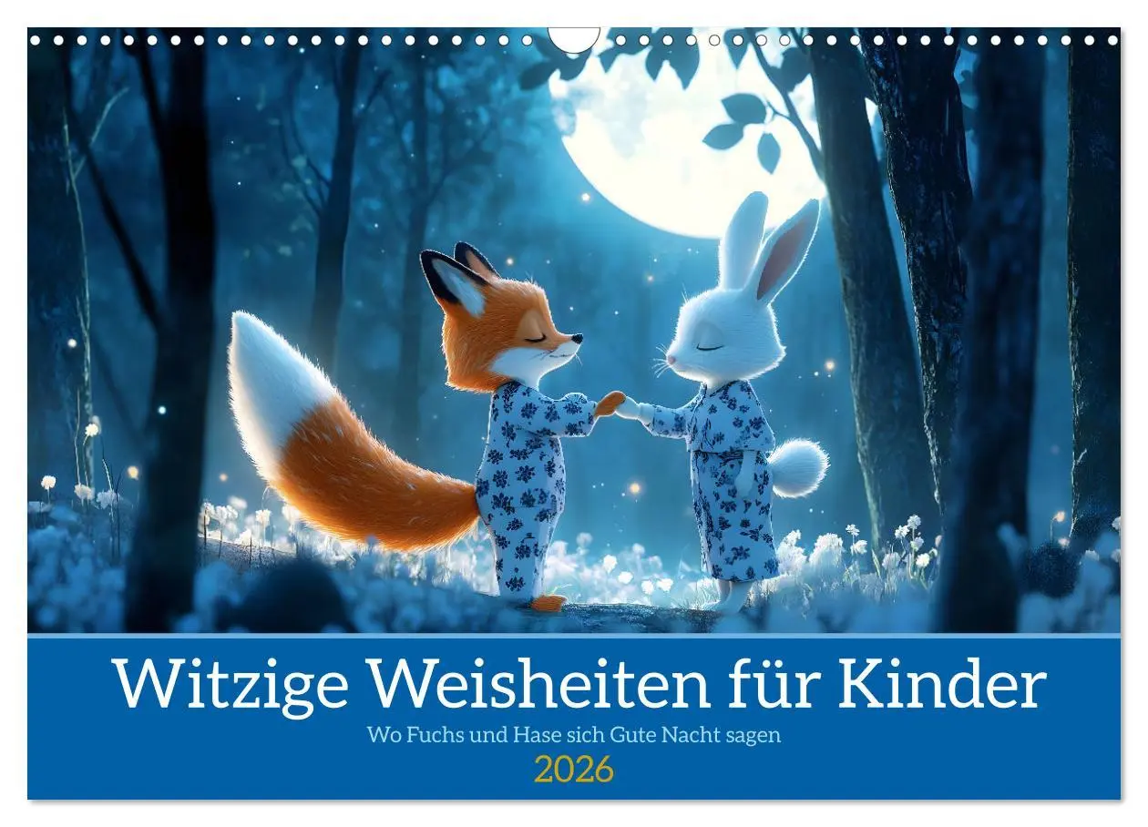 Cover: 9783457307496 | Witzige Weisheiten für Kinder (Wandkalender 2026 DIN A3 quer),...
