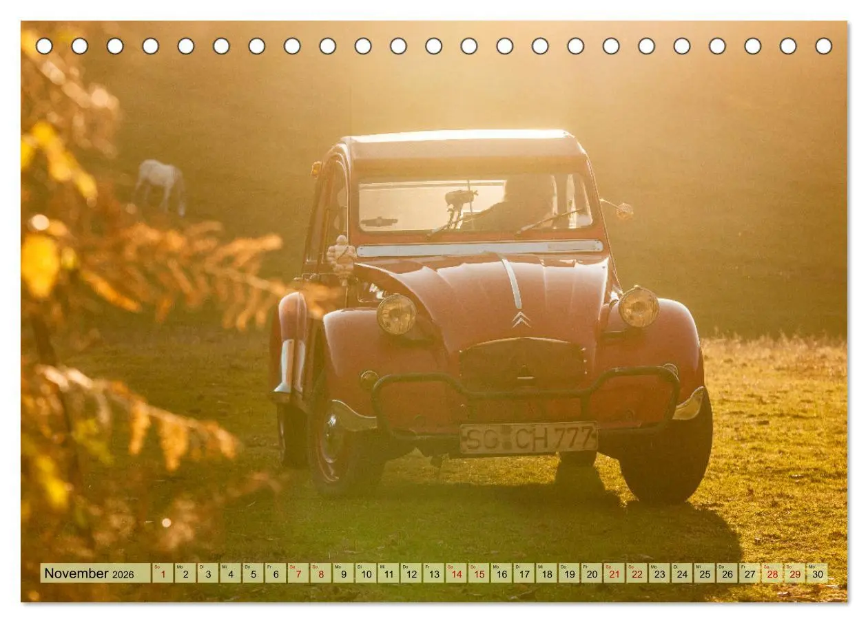 Bild: 9783457617496 | Französische Klassiker - 2CV und D Modell Oldtimer (Tischkalender...