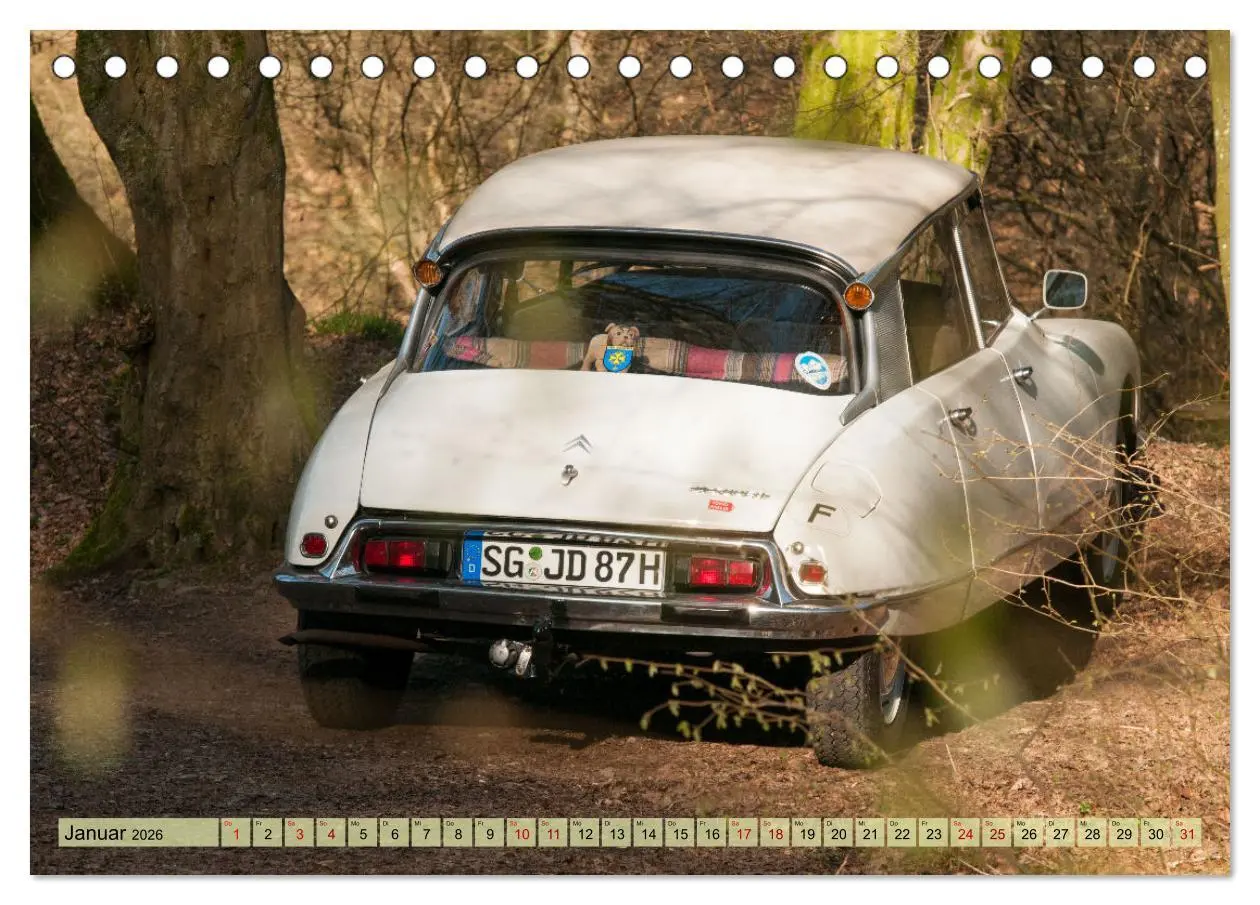 Bild: 9783457617496 | Französische Klassiker - 2CV und D Modell Oldtimer (Tischkalender...