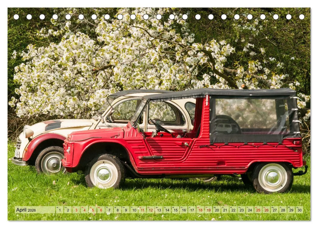 Bild: 9783457617496 | Französische Klassiker - 2CV und D Modell Oldtimer (Tischkalender...