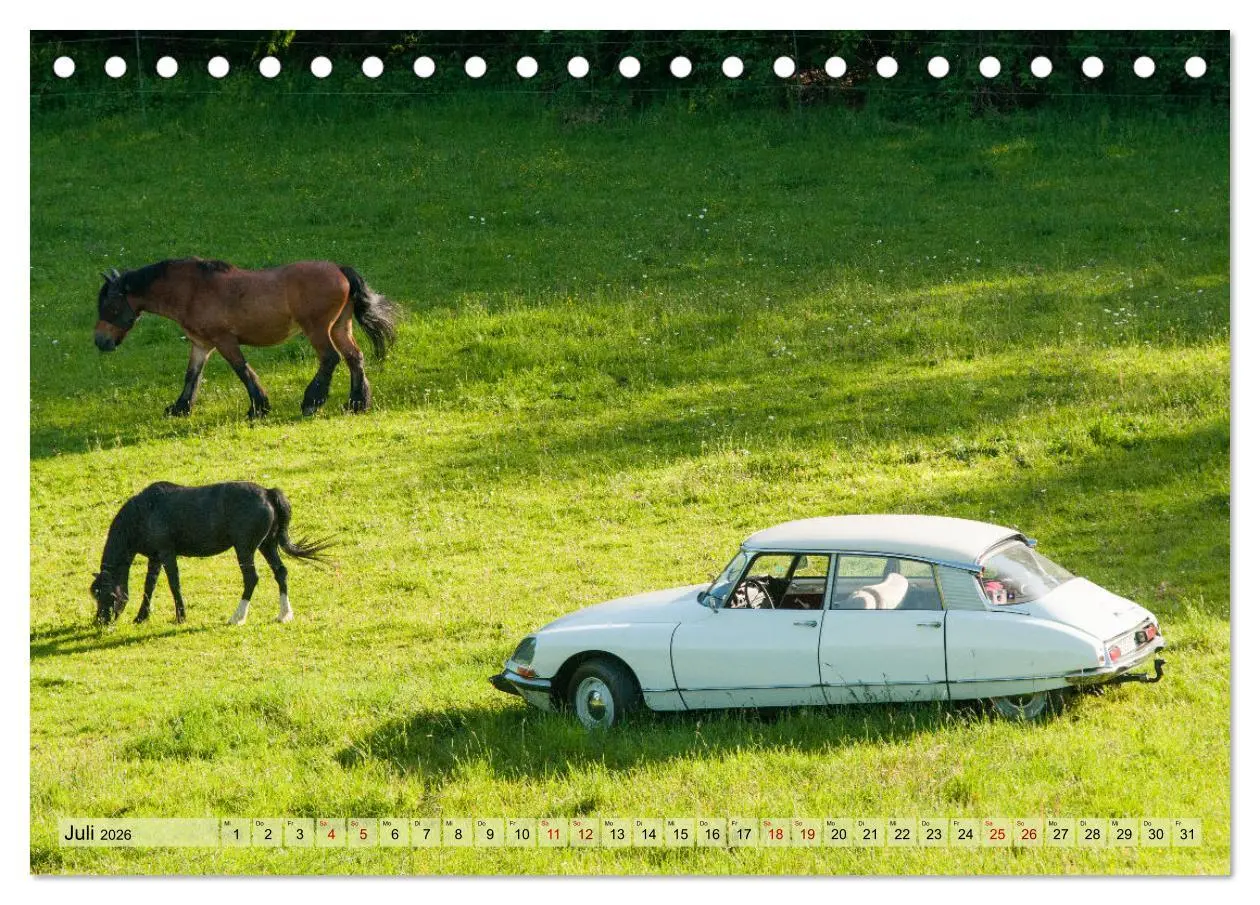 Bild: 9783457617496 | Französische Klassiker - 2CV und D Modell Oldtimer (Tischkalender...