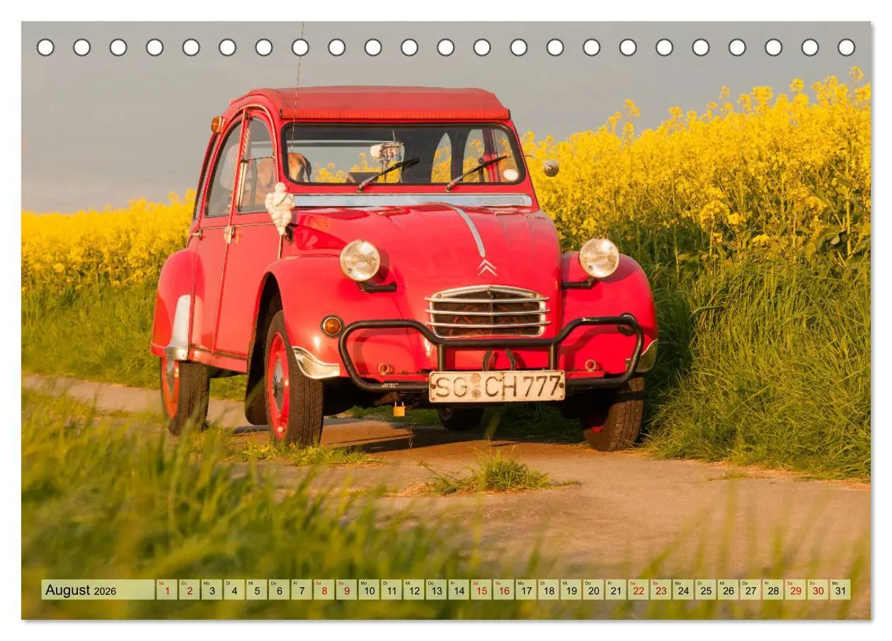Bild: 9783457617496 | Französische Klassiker - 2CV und D Modell Oldtimer (Tischkalender...