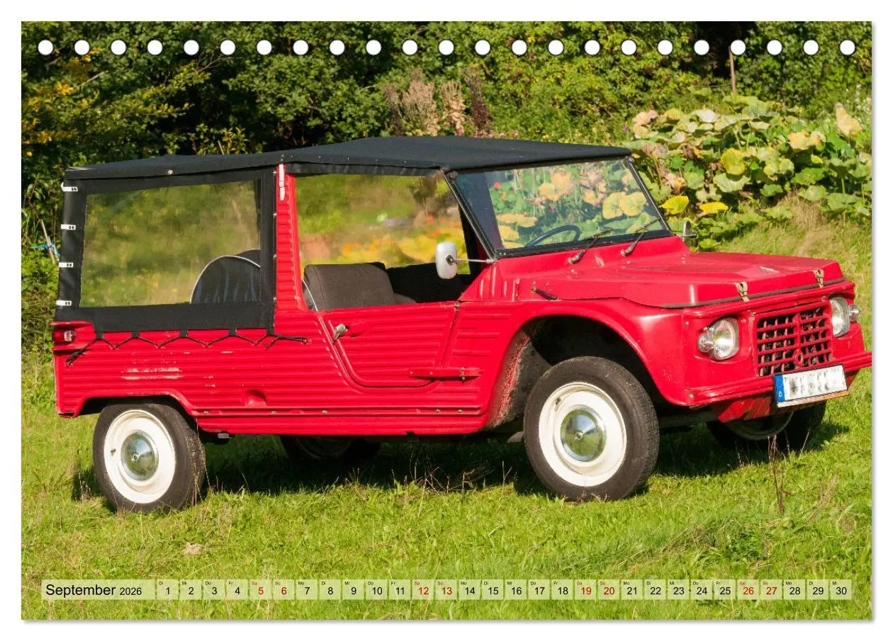 Bild: 9783457617496 | Französische Klassiker - 2CV und D Modell Oldtimer (Tischkalender...