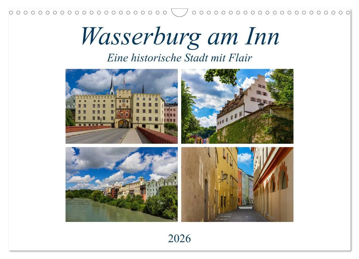 Cover: 9783457857496 | Wasserburg am Inn (Wandkalender 2026 DIN A3 quer), CALVENDO...