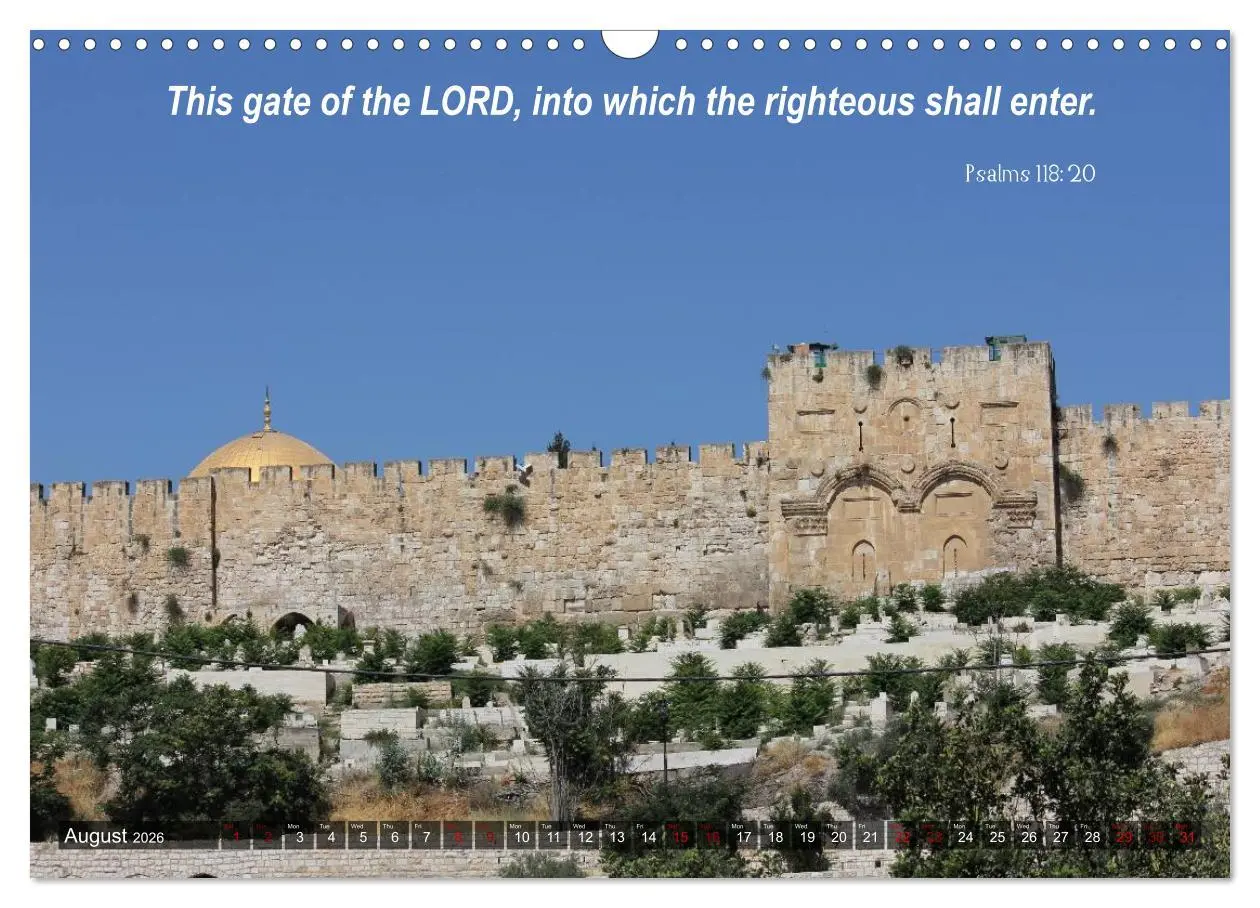 Bild: 9783516567496 | ISRAEL (Wall Calendar 2026 DIN A3 landscape), CALVENDO 12 Month...