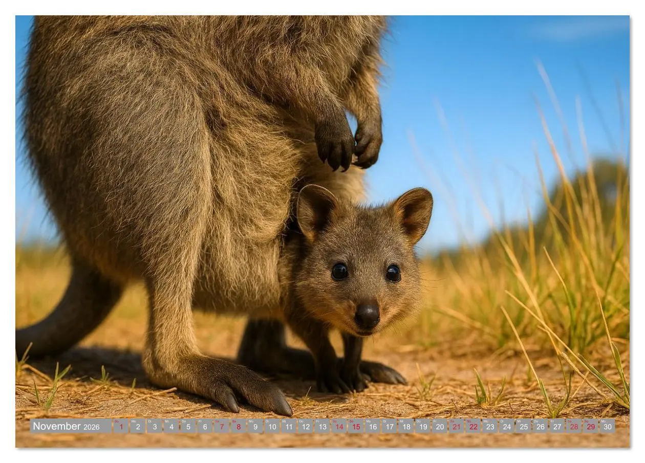 Bild: 9783516637496 | Die vielleicht nettesten Wildtiere (Tischkalender 2026 DIN A5...