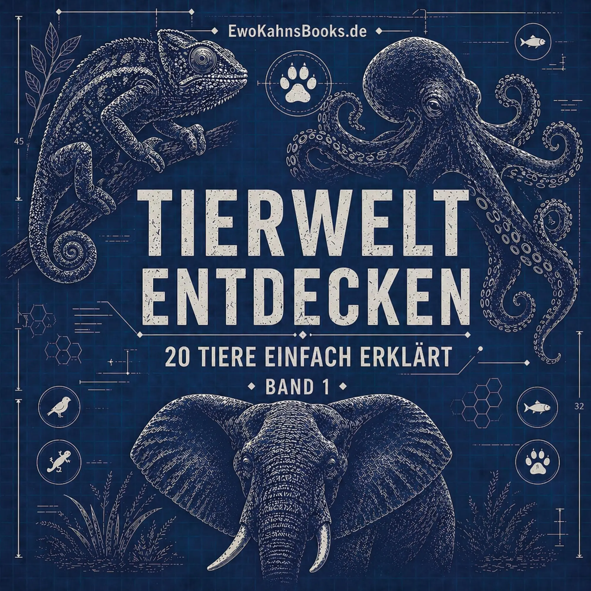 Cover: 9783696377496 | Tierwelt entdecken | 20 faszinierende Tiere einfach erklärt | Ewo Kahn