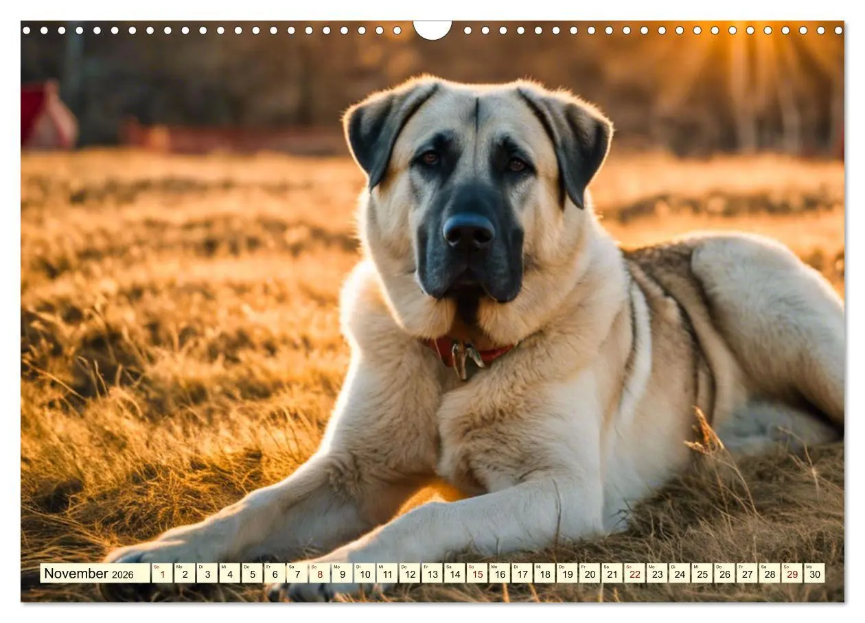 Bild: 9783457397596 | Kangal - der starke Herdenschutzhund (Wandkalender 2026 DIN A3...